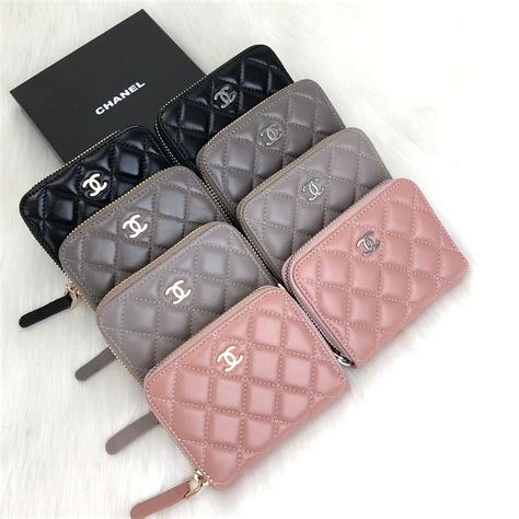 chanel coin purse zip wallet|chanel zippy coin purse.